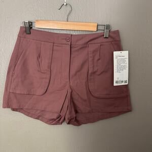 NWT LULULEMON This Instant Red Dust Short Size 8 casual hiking athletic